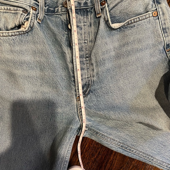 AGOLDE Riley High Rise Straight Crop in Zephyr size 26 EXCELLENT condition - Picture 10 of 11